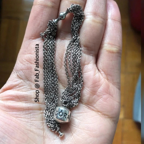 Pandora Sterling Silver Clip Bracelet - Picture 7 of 13